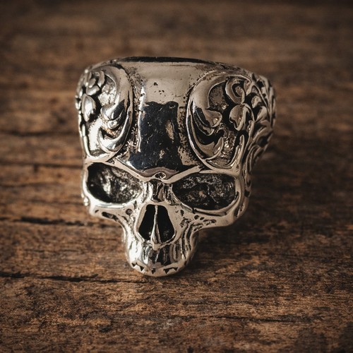 Anello punk uomo argentato - anello,