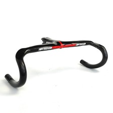 Stelo/Manubrio in carbonio compatto integrato al plasma FSA [Nero/Rosso]