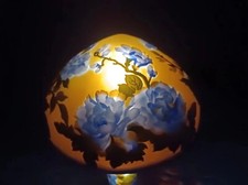 Lampada da scrivania in vetro