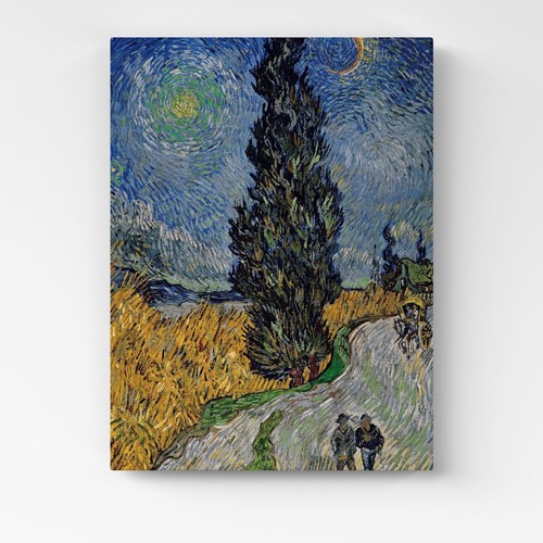 Quadro tela strada con - tela, "strada