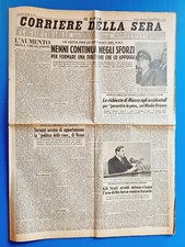CORRIERE DELLA SERA 13 FEBBRAIO 1957 NENNI-SCEPILOV-SARAGAT-HANS SPEIDEL