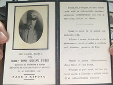 ANCARANO DI RIVERGARO LUTTINO GENERALE RONDI GIOVANNI PIETRO 1932 PIACENZA