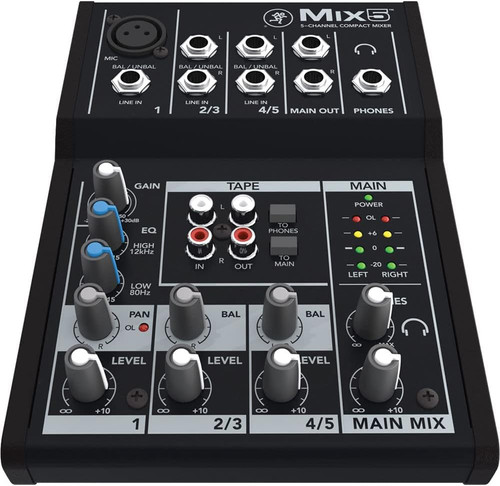 Mixer compatto canali mix5 - mixer,