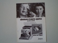 advertising Pubblicità 1972 LAVASTOVIGLIE ZOPPAS 060 INOXLINE