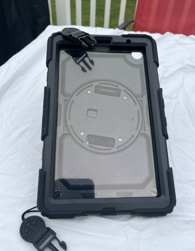 Black rugged silicone - black,