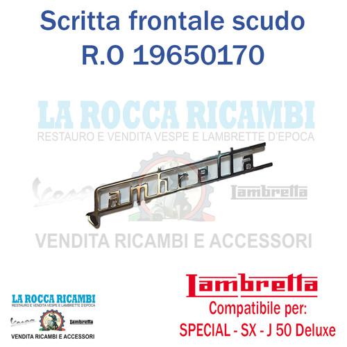 Scritta spessa lambretta - scritta, "lambretta"