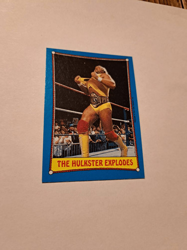1987 topps wwf hulk - hulk, hogan