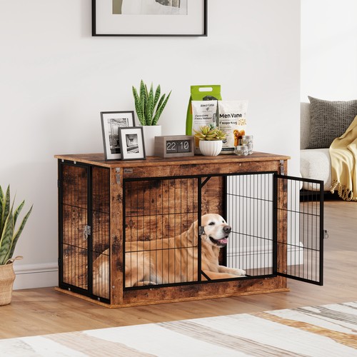 Pawhut gabbia per cani mobili - gabbia,