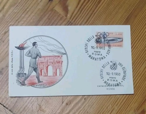 Fdc olimpiadi 1960 roma - olimpiadi,
