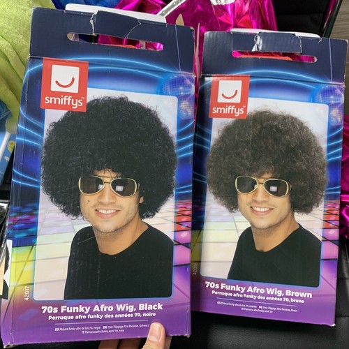 Parrucca afro funky - , berretto