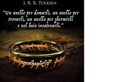 ANELLO SIGNORE DEGLI ANELLI HOBBIT LORD OF THE RINGS COLORE ORO + OMAGGIO