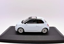 Modellino auto scala 1:43 Fiat 500 celeste modellismo statico collezione asta