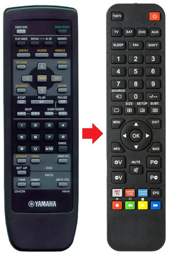 Telecomando adatto per - , yamaha