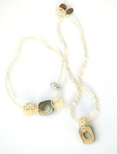 Collana e bracciale perle