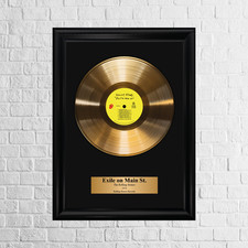 Vinile LP placcato oro - The Rolling Stones - regalo musica memorabilia | PGR