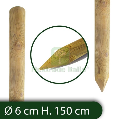 10pz pali tondi - tondi, in