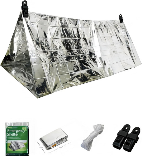 Tenda tubolare mylar emergenza - tubolare,