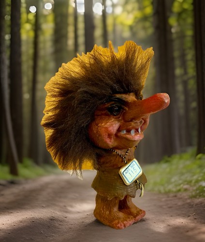 Autentica bambola troll