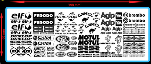 Sponsors waterslide decals - waterslide,