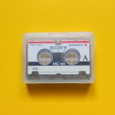 Microcassette sony micro - mc, 60