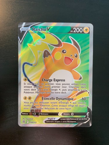 Carte pokémon raichu v - :,