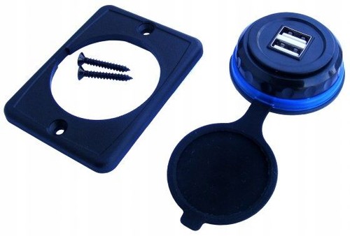 Dual usb car charger socket - charger,