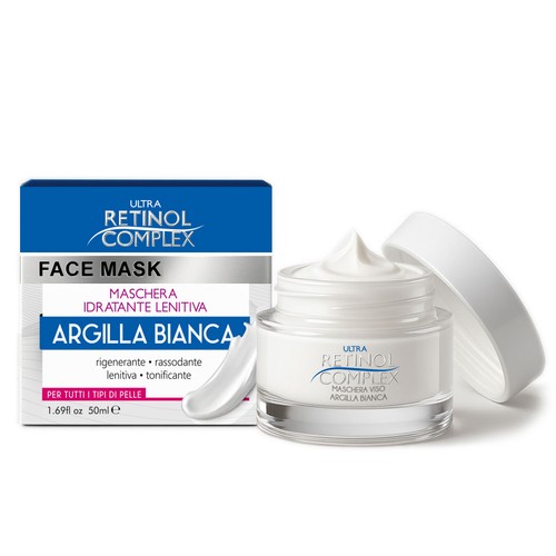 Maschera argilla bianca 50ml - maschera,