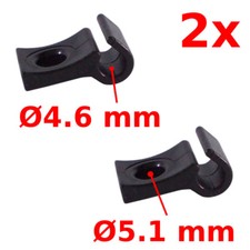 2x guida porta guaina cavo