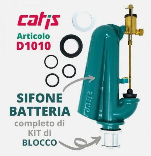 Batteria sifone scarico - batteria,