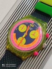 SWATCH CHRONO 1991 GRAND PRIX SCJ101 VARIANTE KM/h PERFETTO FUNZIONANTE RARO