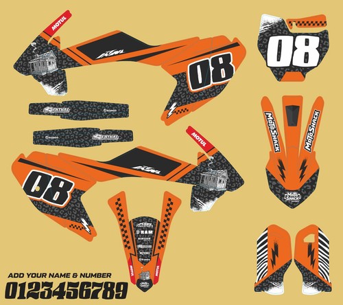 Kit grafica motoshack ktm - kit,