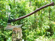 Ascia vichinga in acciaio a