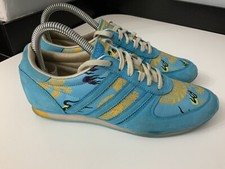 Scarpe da ginnastica Adidas serie eleganti blu taglia 4,5 UK