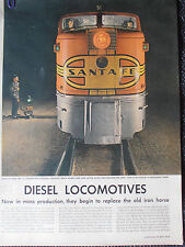 1947 DIESEL LOCOMOTIVES SANTA