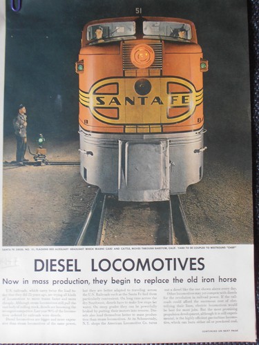 1947 diesel locomotives - diesel,