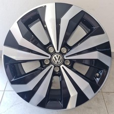 1 cerchio lega volkswagen t-cross r17 nero lucido diamantato ls004512