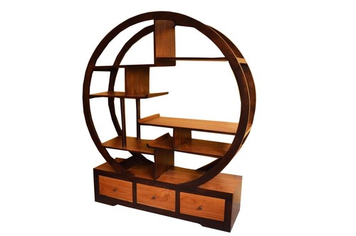 Libreria teak con - con, 3