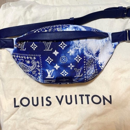 Louis vuitton bandana blu - vuitton,