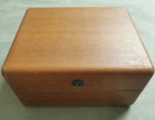 Eberhard & Co. vintage wooden ligth brown watch box for any models good T2