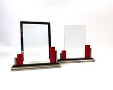 Beautiful Pair Bauhaus De Stijl art deco desk photo Holders frames Germany 1925 