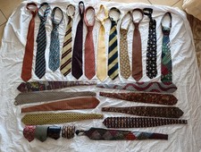 Lotto di Cravatte Vintage Anni