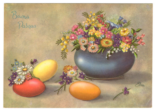 Buona pasqua cartolina - -,