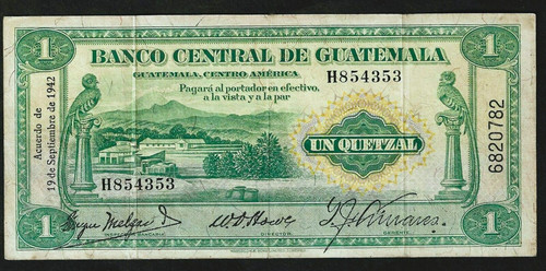 1942 guatemala quetzal - 1942,