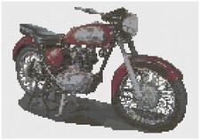 Schema Di Ricamo Incrociato Di Florashell - ROYAL ENFIELD CRUSADER Moto