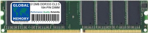 512 ddr 333 mhz pc2700 - 512, mb