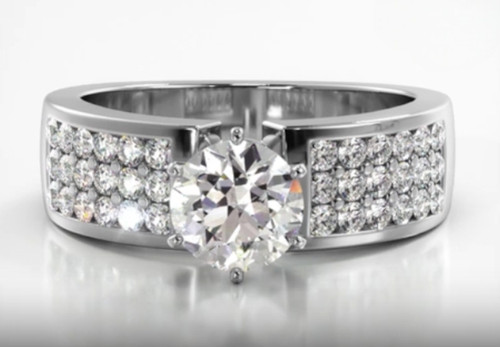 Anello platino 950 ct - platino,