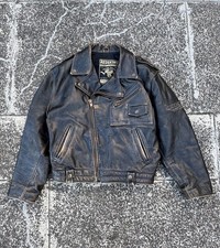 Giacca pelle bici vintage