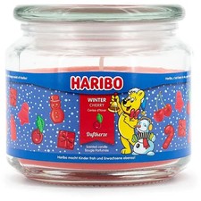 Haribo candela profumata natalizia in vetro Winter Cherry 300gr