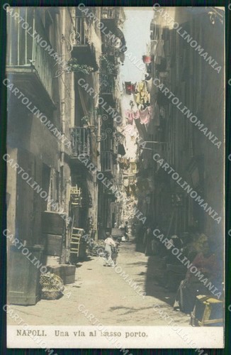Napoli città via basso porto - napoli,
