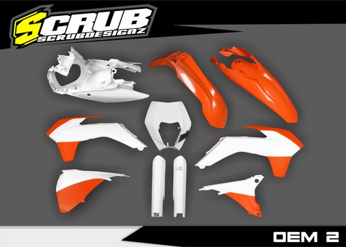 Kit plastica ktm exc - kit,